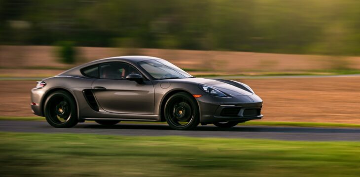driving a luxury car